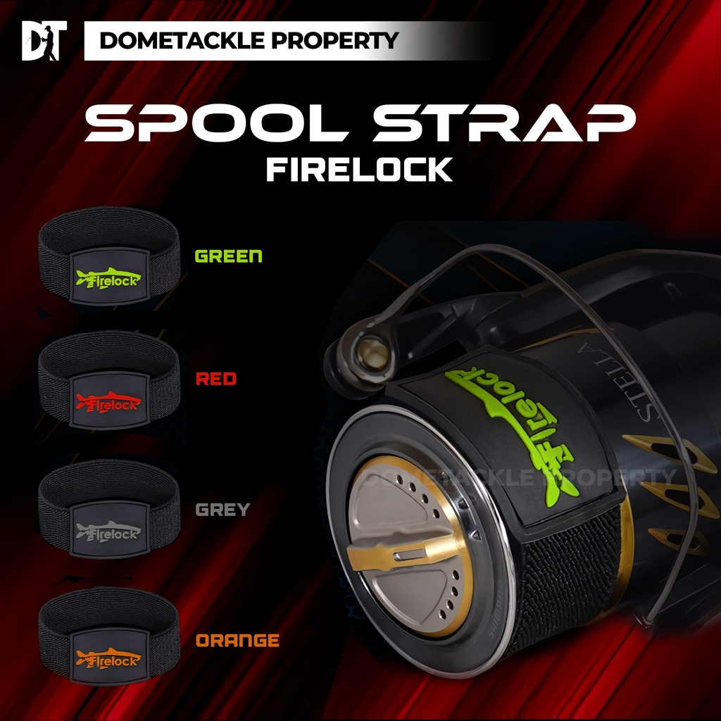 Spool Strap Firelock  Firecast Spool Band Pengikat Spool Pelindung Senar Pancing | Tali Spool Pancin
