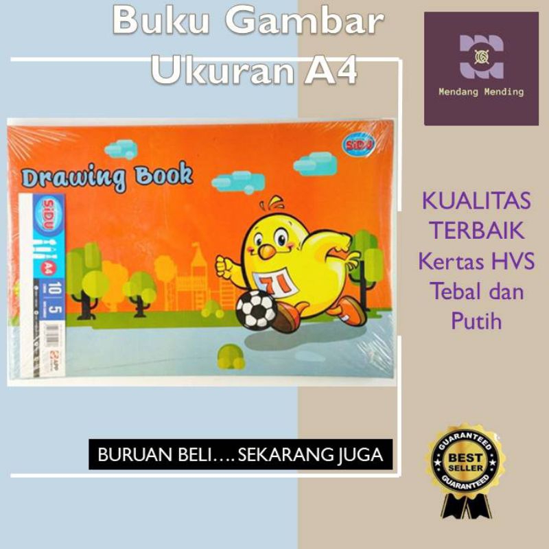 

Sidu Sinar Dunia Buku Gambar A4 isi 10 Lembar 5 Buku