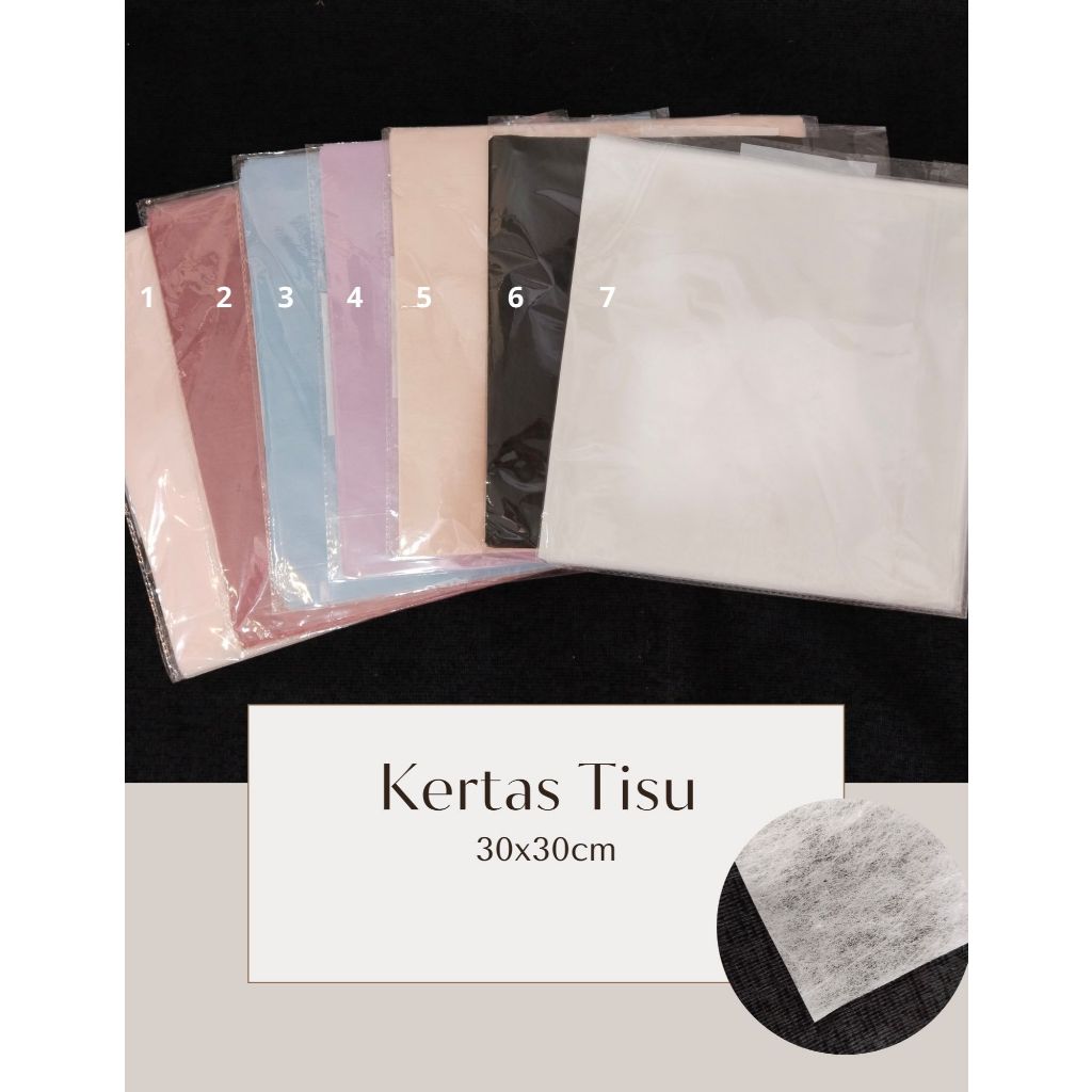 

3133 - Kertas Tisu / Wrapping Tisu (30x30cm)