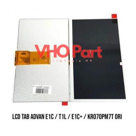 LCD Only Tablet Tab Advan E1C / E1C Plus / E1C Pro / T2E / T2F / T1G / T1L / E1C+