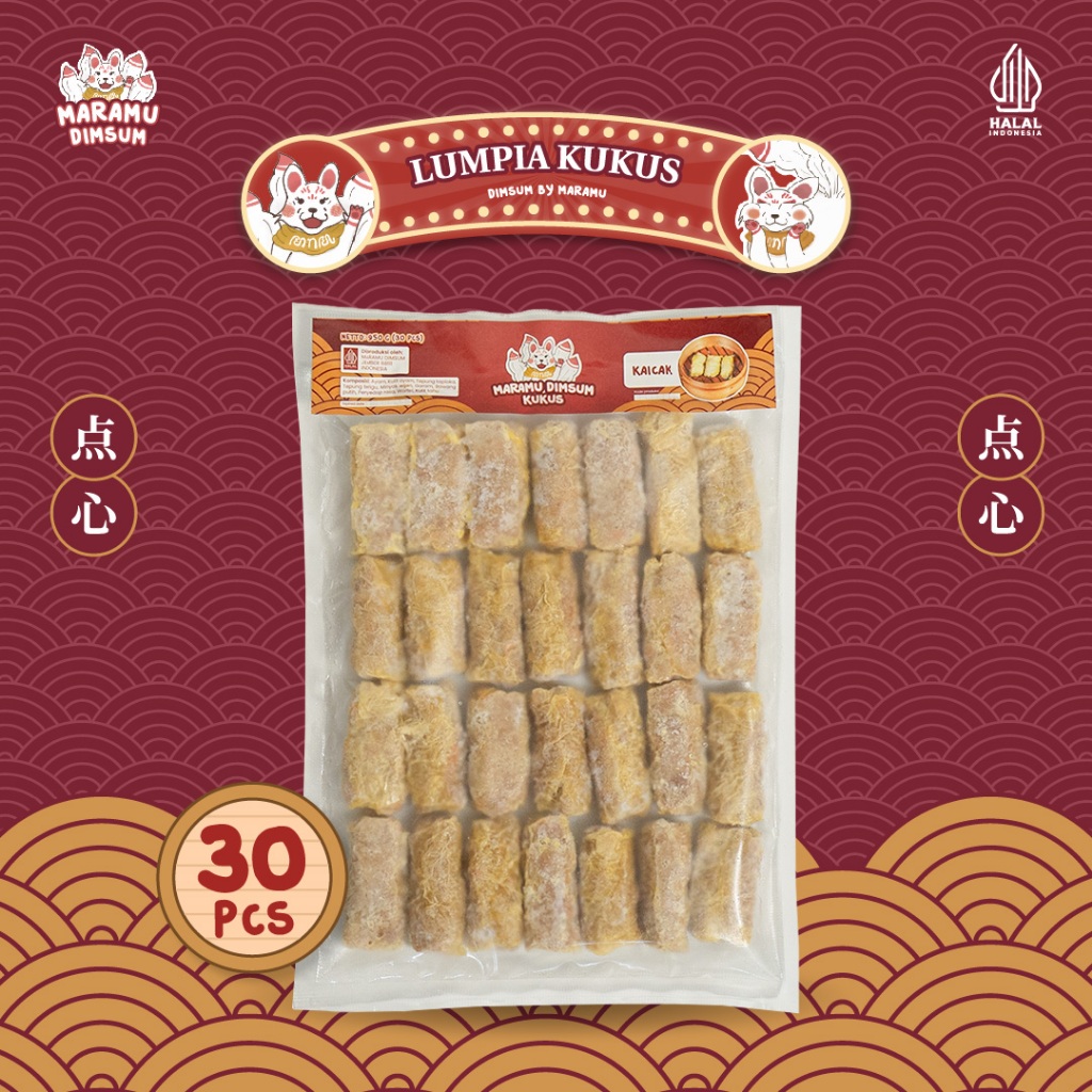 

Dimsum Lumpia Kukus Isi 30 by Maramu Dimsum Jember Indonesia Halal (Frozen/Home Made/Fresh)