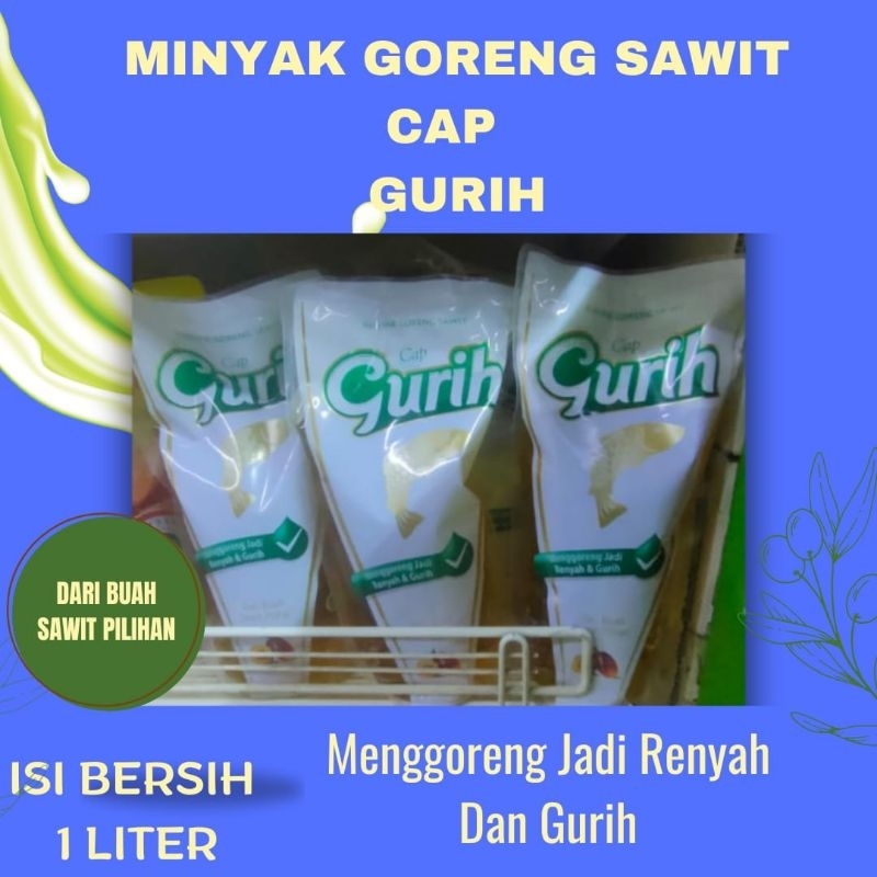 

Minyak Goreng Sawit Cap Gurih Kemasan 1 Liter