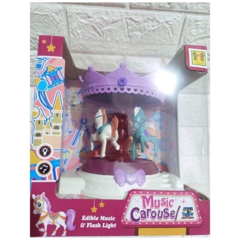 Mainan music Carousel/komedi puter 9176