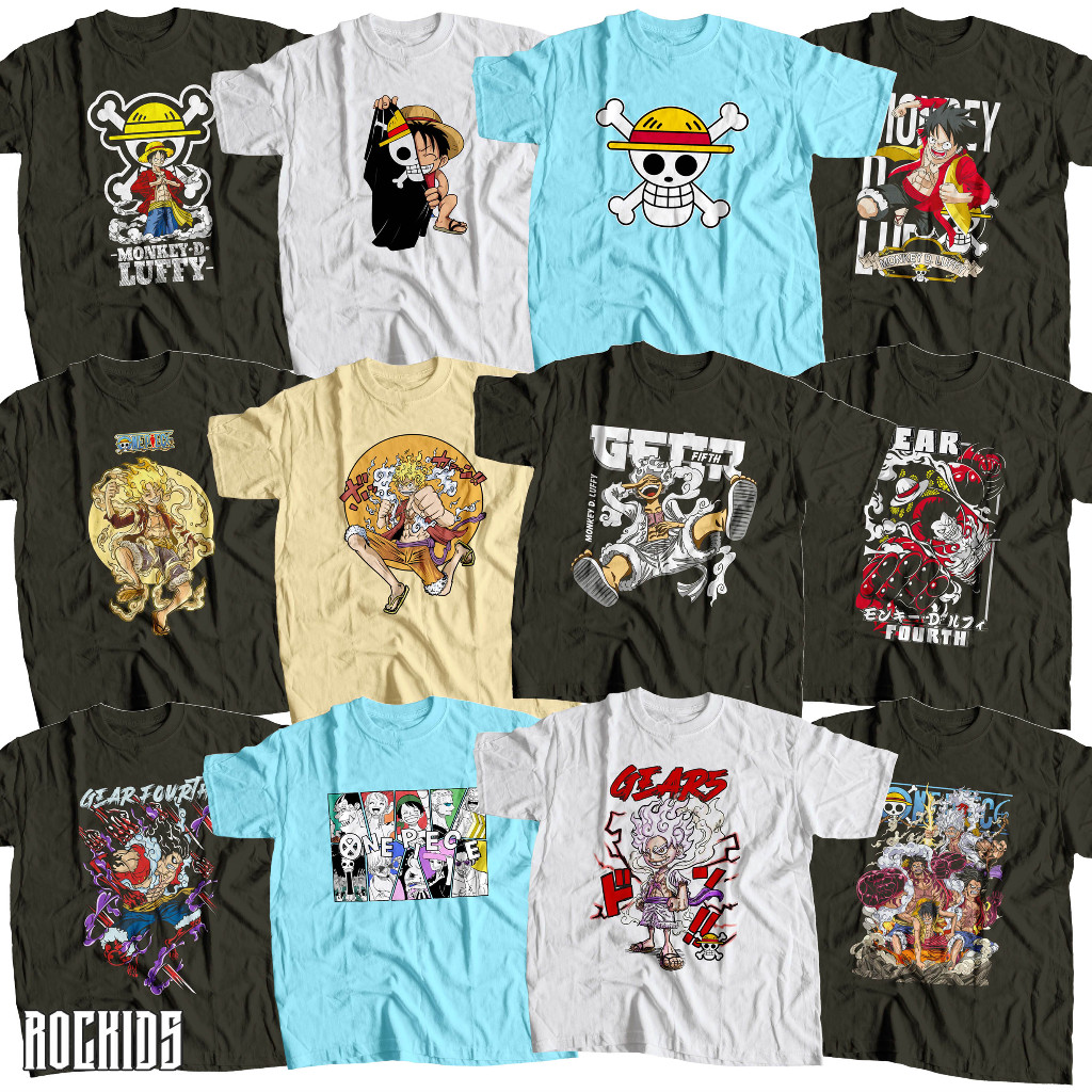 one piece - one piece collection I - kaos anak one piece - kaos one piece anak - one piece tshirt  -