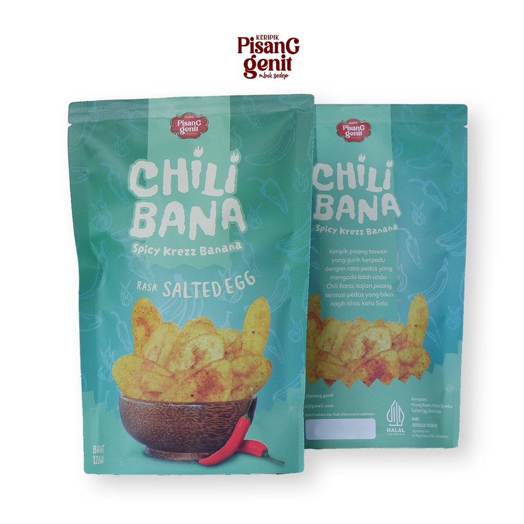 

Chili Bana Salted Egg I Keripik Pisang Manis-Pedas