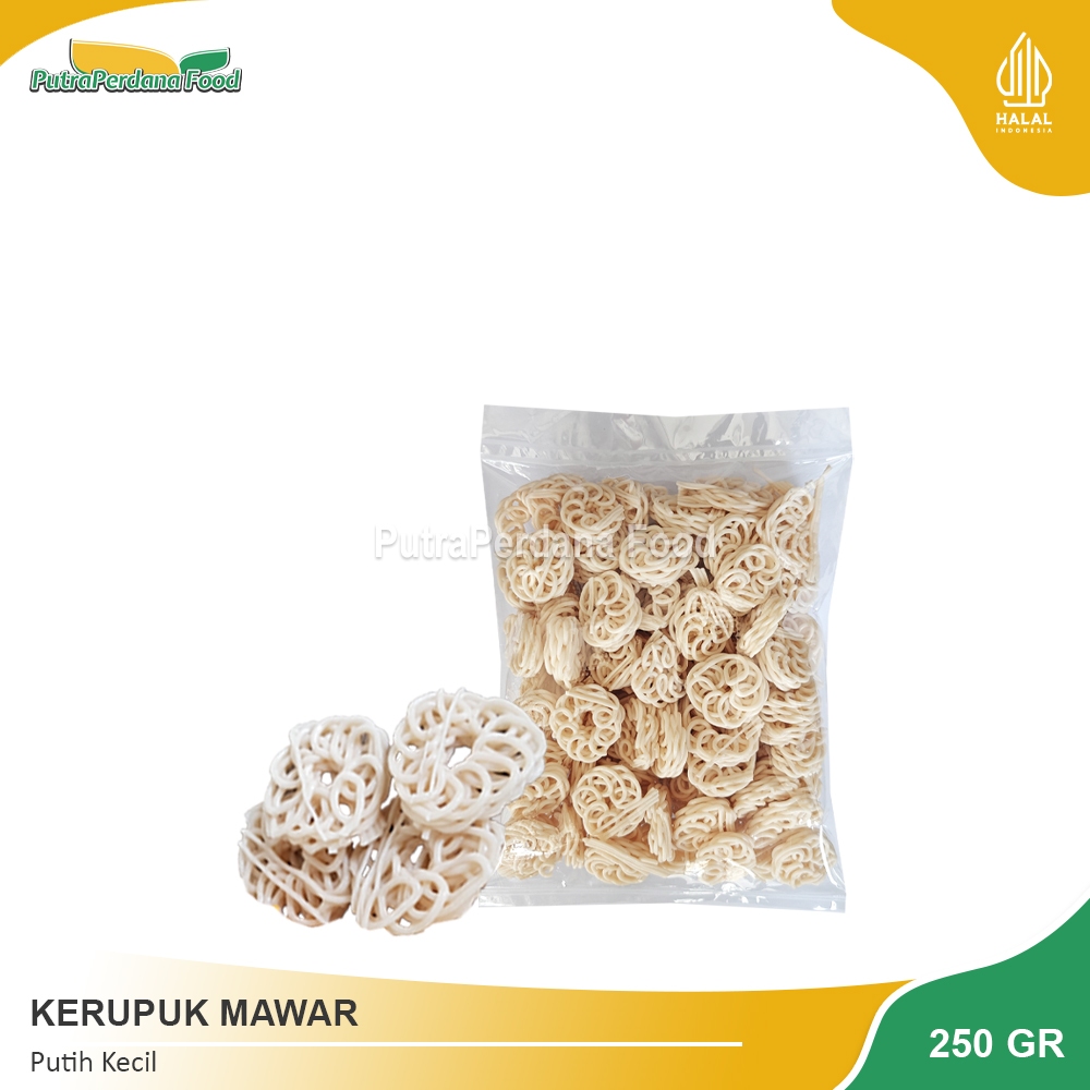 

KERUPUK MAWAR Putih Kecil 250gr