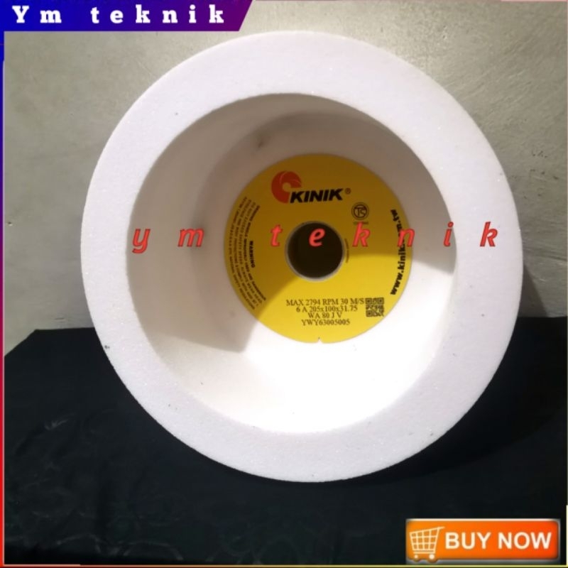 batu kinik mangkok 8 inch batu gerinda 205x100x31,75