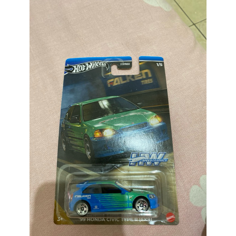 Hot Wheels 99 Honda Civic type R  EKG9