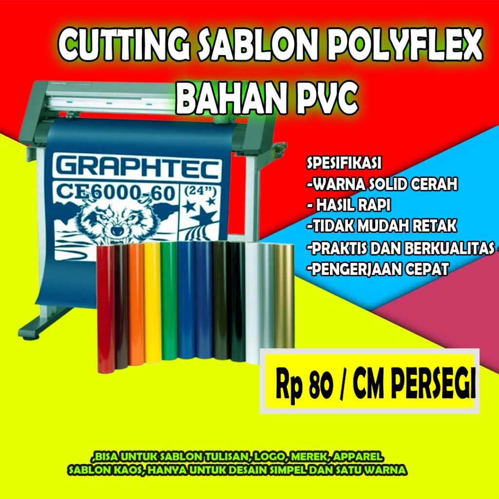 SABLON SETRIKA HOLOGRAM REFLECTIVE POLYFLEX DTF GLOW IN THE DARK CUSTOM SATUAN