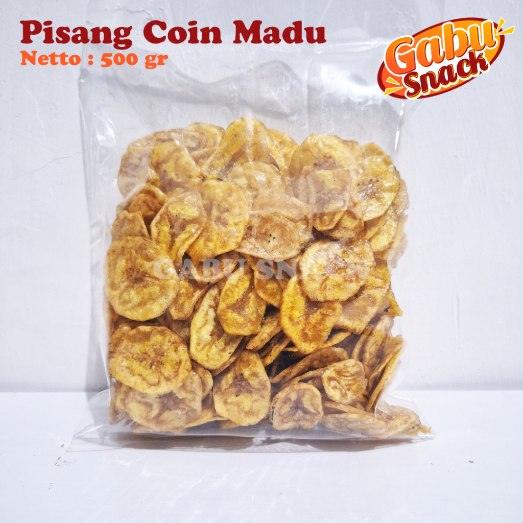 

Keripik Pisang Coin Madu 500 gr / kiloan grosir termurah