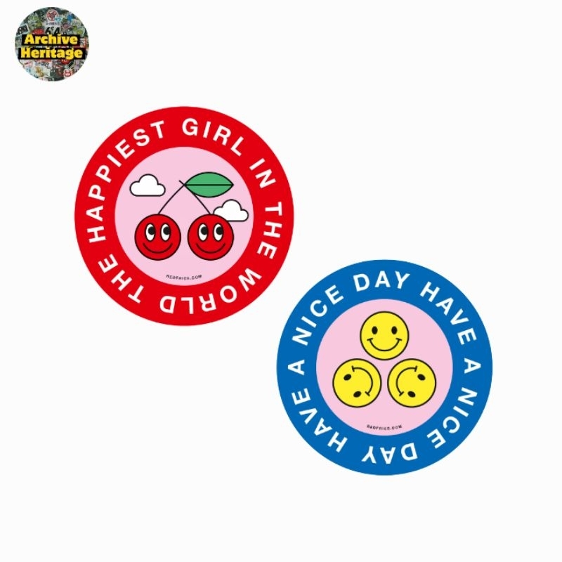 

sticker Redfries graphics fun art stiker