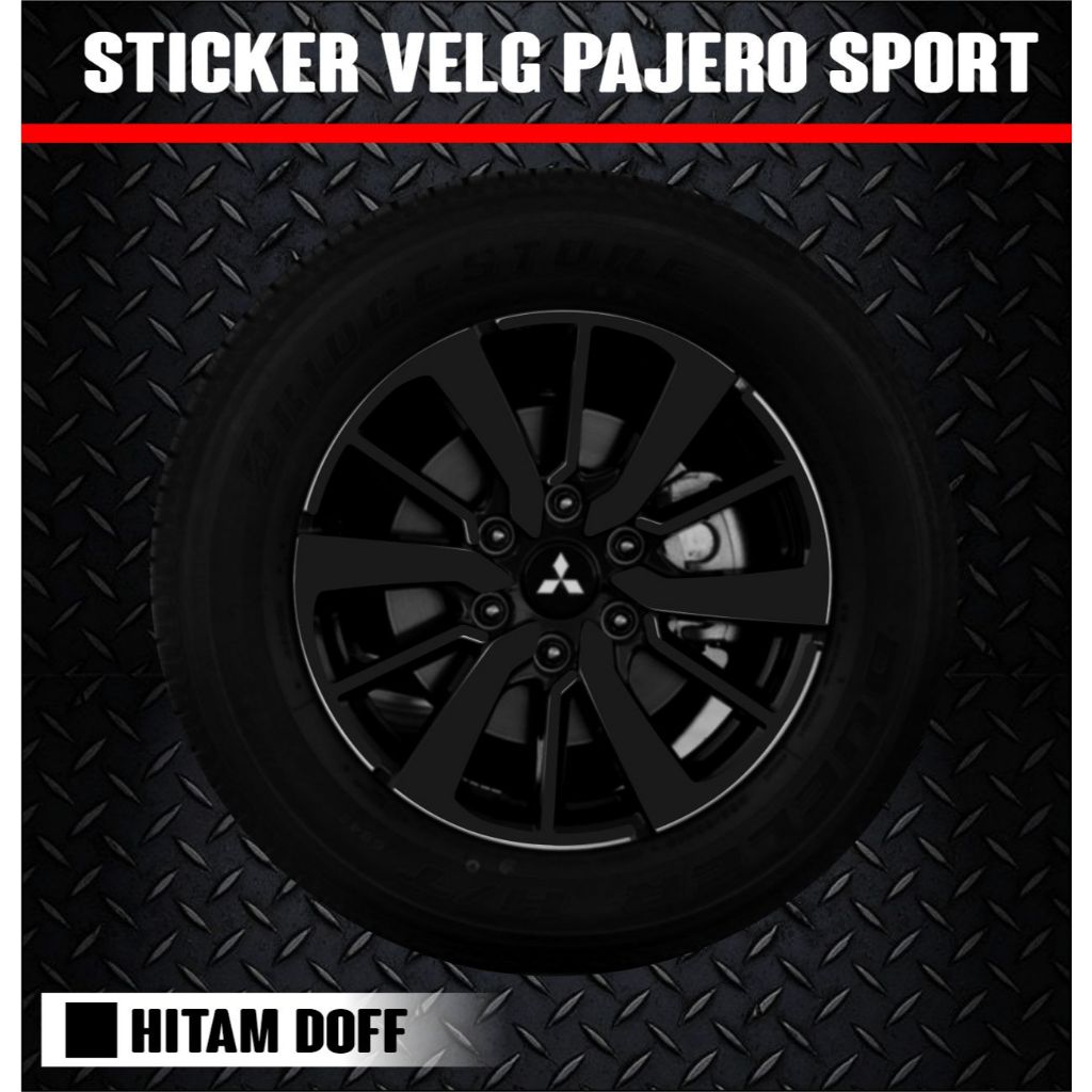 [TERMURAH ] STICKER VELG PAJERO SPORT