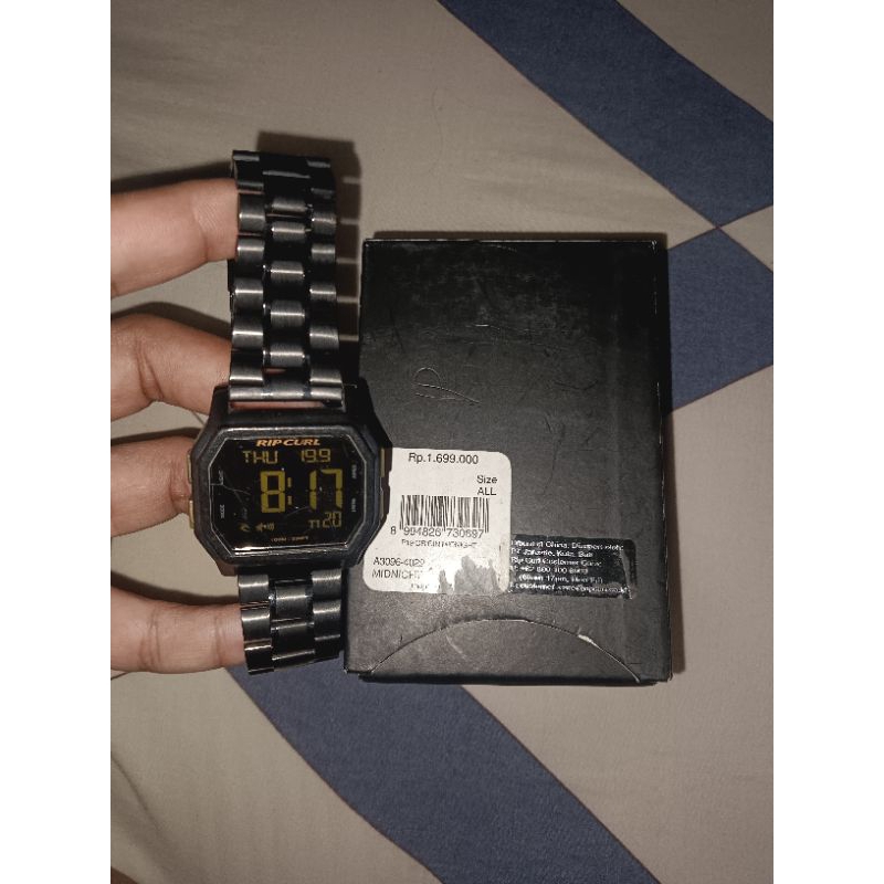 jam tangan pria ripcurl atom second original