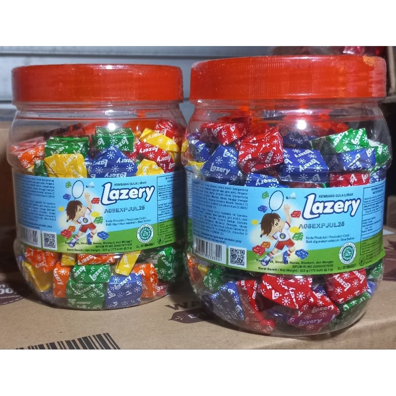 

Permen Lazery 1 Gelas Isi (175 Butir @3g) @525g