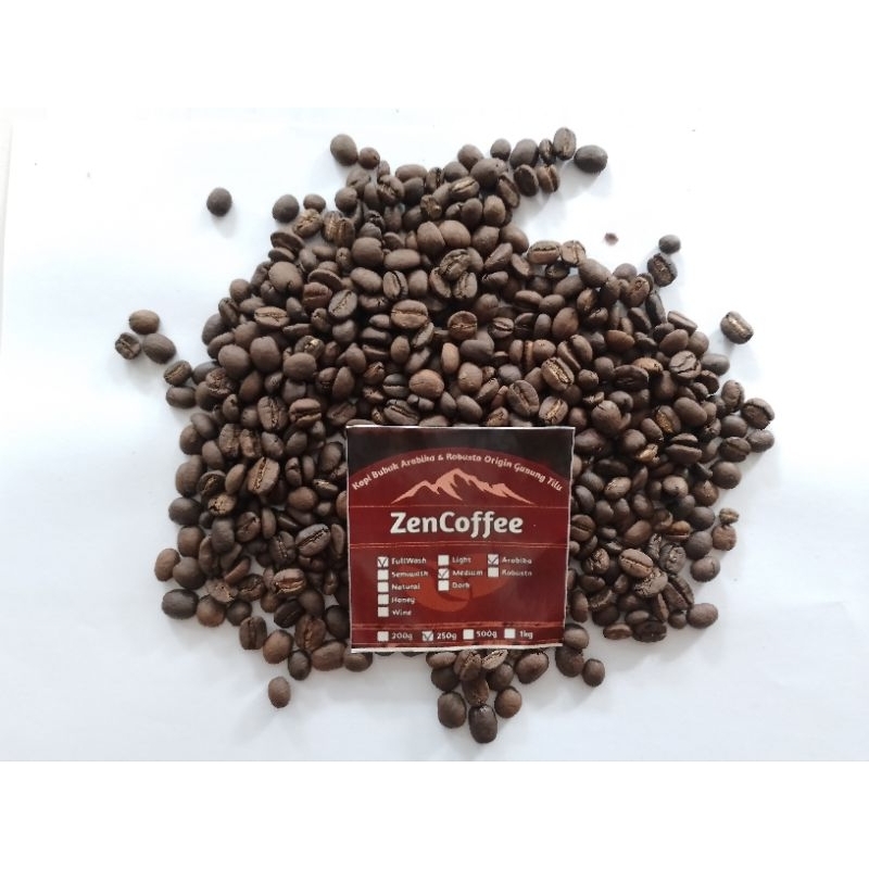 

Kopi Arabika Full Wash Bubuk Kemasan 250gr-1kilo murni 100% kopi tanpa campuran bahan apapun