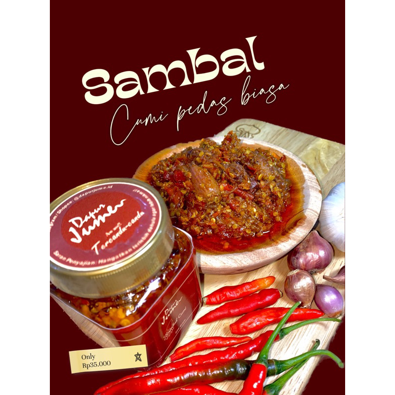 

SAMBAL CUMI PEDAS BIASA ISI (200gr)