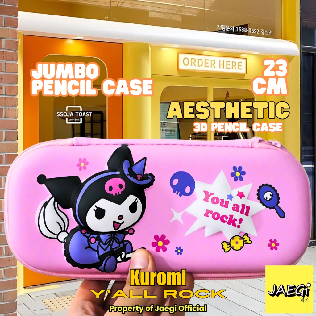 

JAEGi - Sanrio Jumbo 3D Pencil Case / Kotak Pensil Sanrio 2 Layer Sealed Premium Edition