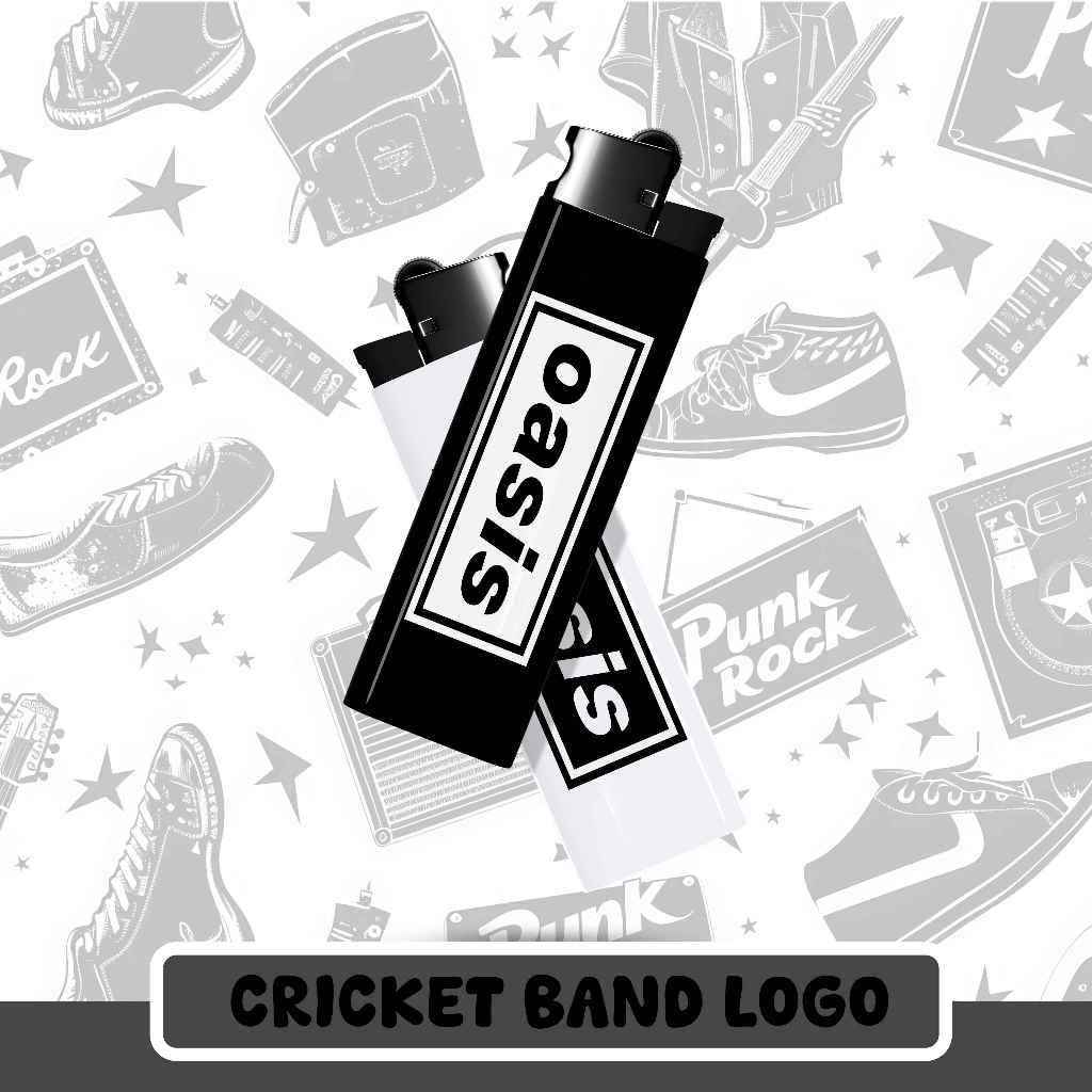 Oasis / Korek api motif cricket / korek api custom / korek api band Merchandise