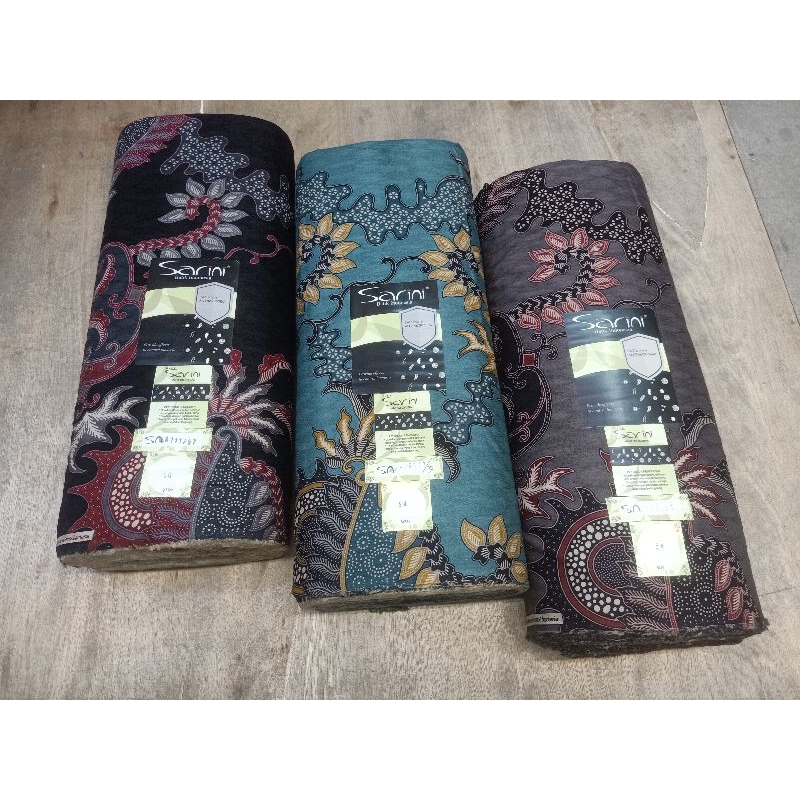 KAIN BATIK KATUN 100% DOBI SARINI EXCLUSIVE METERAN // BAHAN BATIK KATUN DOBI SARINI ORIGINAL // BAT