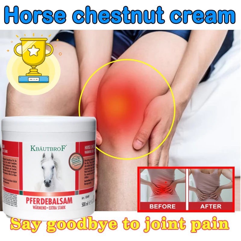 KrauterhoF Horse Balm Pferdebalsam Extra Stark Strong Balsem 500g penghilang rasa sakit Joint Pain C