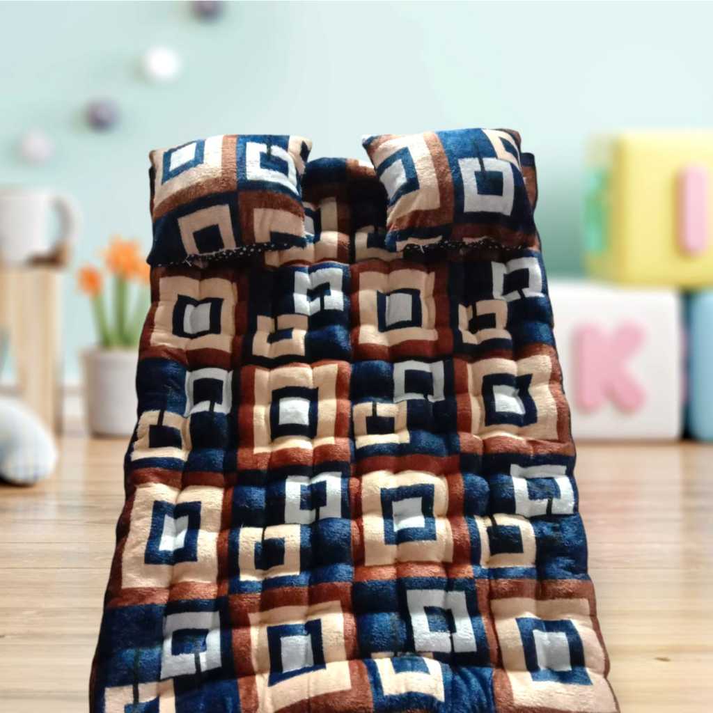 (free bantal) KASUR GENDER BULU RAFSUR UKURAN 180x140x15cm KASUR GENDER POLOS DAN MOTIF//KASUR GENDE