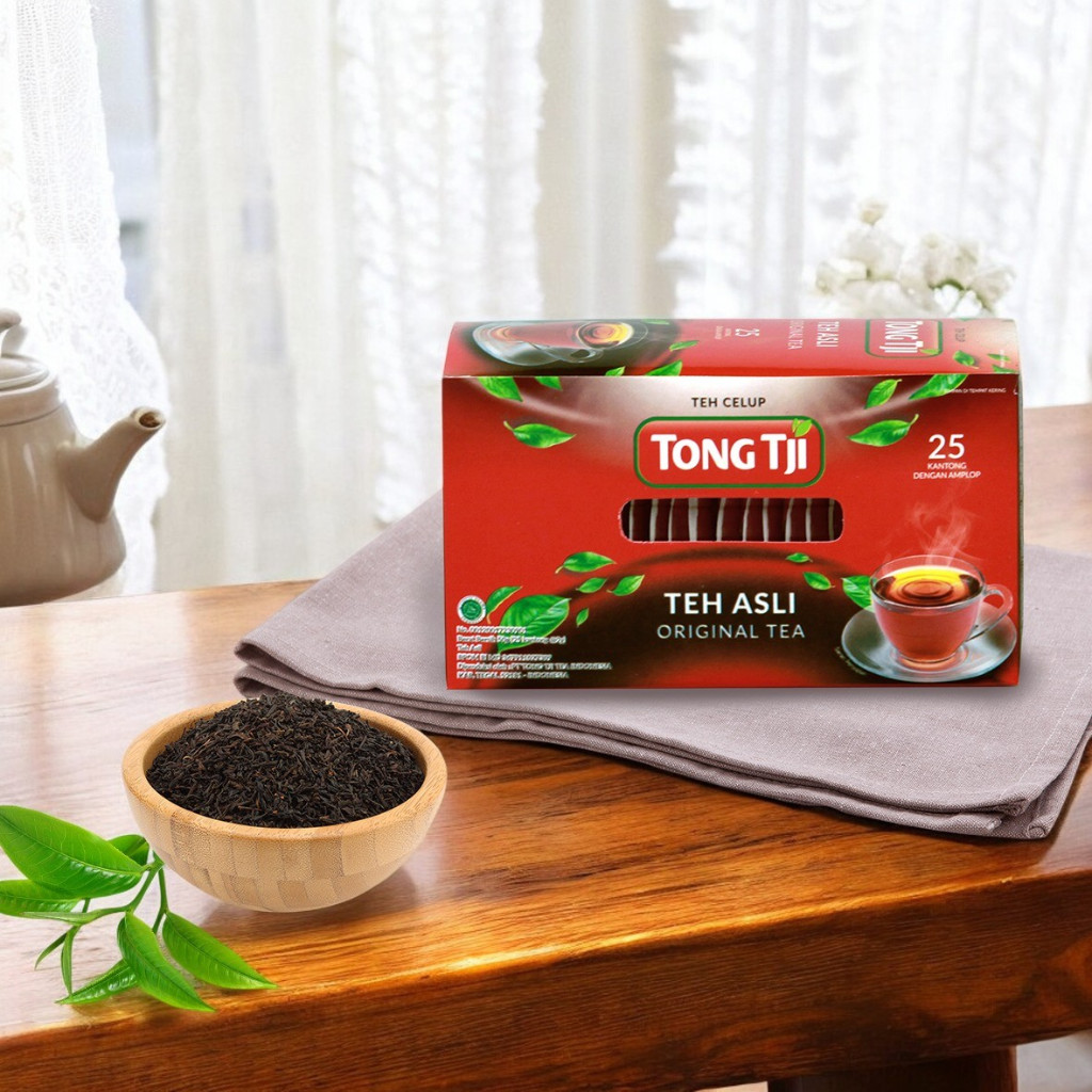 

Tong Tji Original Tea dgn Amplop 25s, Teh Celup per Karton isi 40 pack