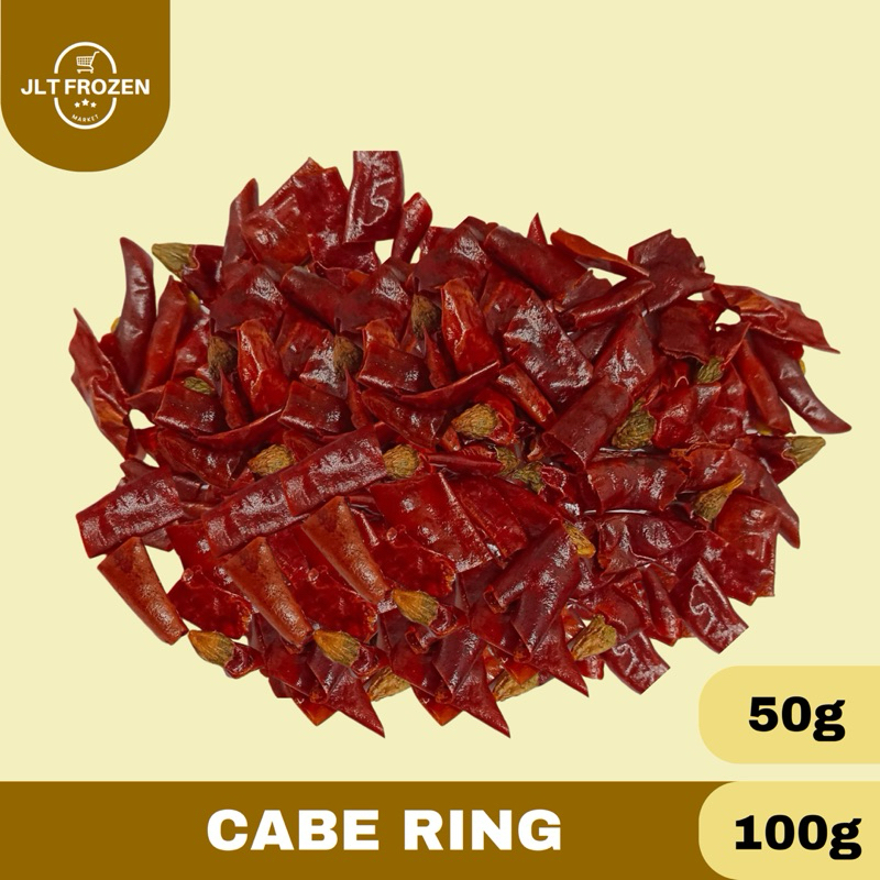 

Cabe Ring Kering / Cabe Kering Potong / Dried Chili REPACK - 50g / 100g