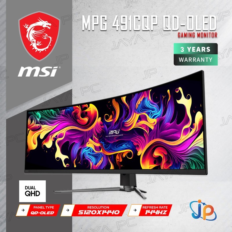 Monitor MSI LED MPG 491CQP QD-OLED - Curved DQHD 49" Inch