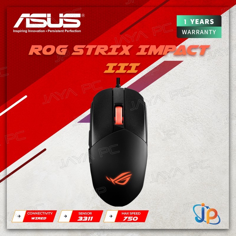 ASUS ROG STRIX Impact III - Wired Gaming Mouse