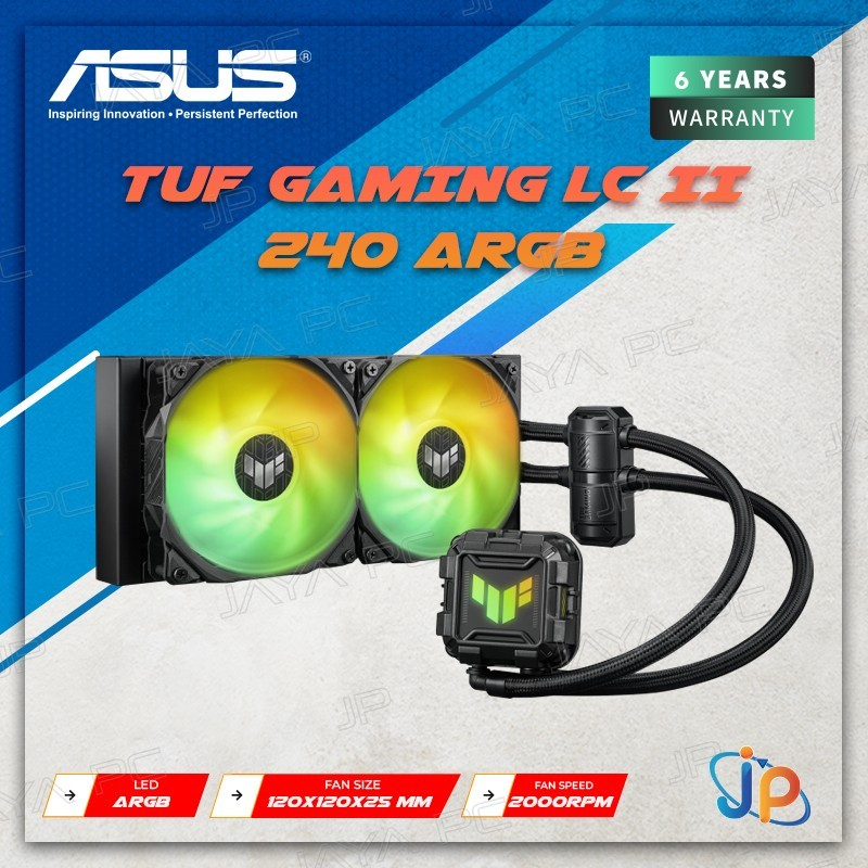 ASUS TUF Gaming LC II 240 ARGB - Liquid Cooler CPU Fan 240mm