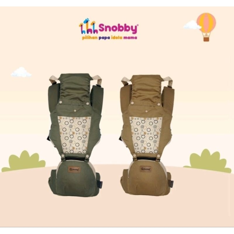 Gendongan Hipseat Snobby SBG5768/Gendongan Hipseat Snobby /Gendongan Depan Untuk Anak Baby