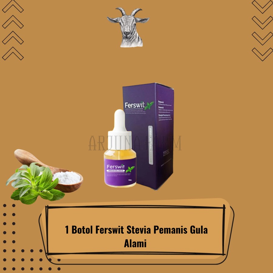 

Ferswit Pemanis Alami Gula Tetes Stevia 100% Alami Original