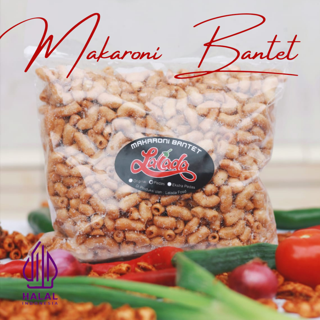 

MAKARONI BANTET KILOAN Oleh-oleh Khas Tasikmalaya Kemasan 500gram