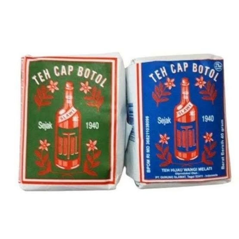 

Teh Botol Hijau/Biru 40gr 1 slop isi 10pcs