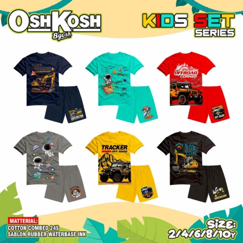 1-7T(setelan anak cowok)SETELAN ANAK  SERIES KIDS SZ 2-10T