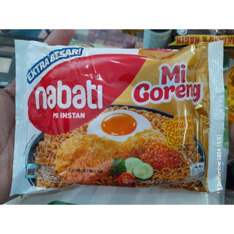 

Nabati Mie Instant Mi Goreng 85g