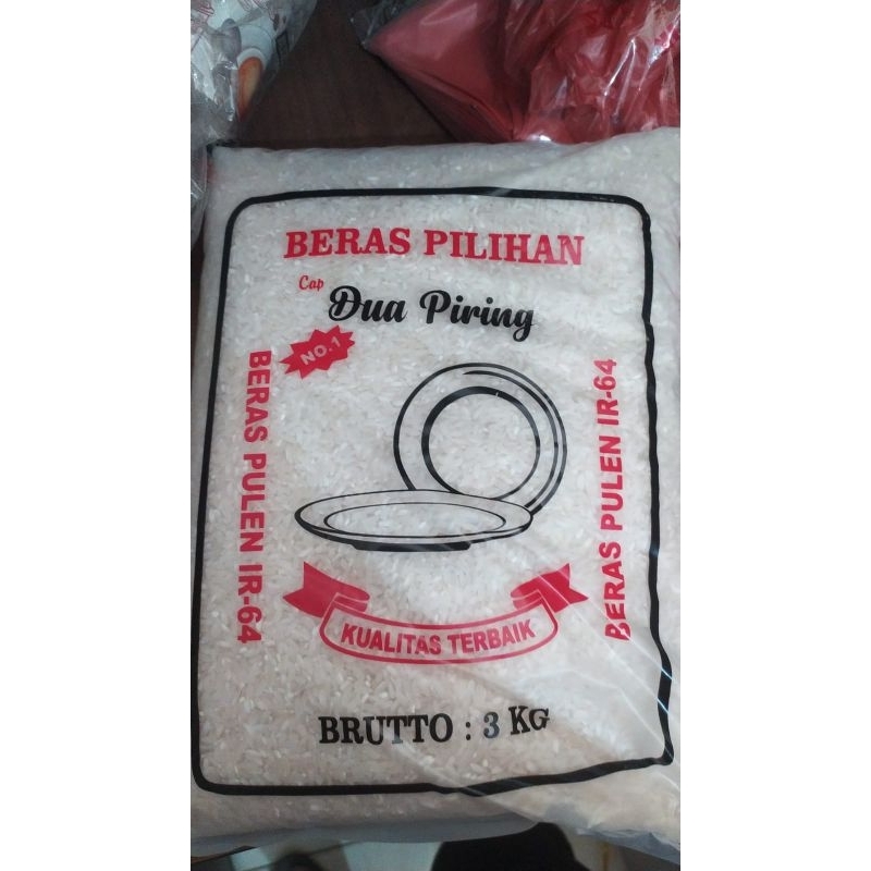 

Beras Cap Dua Piring 3kg