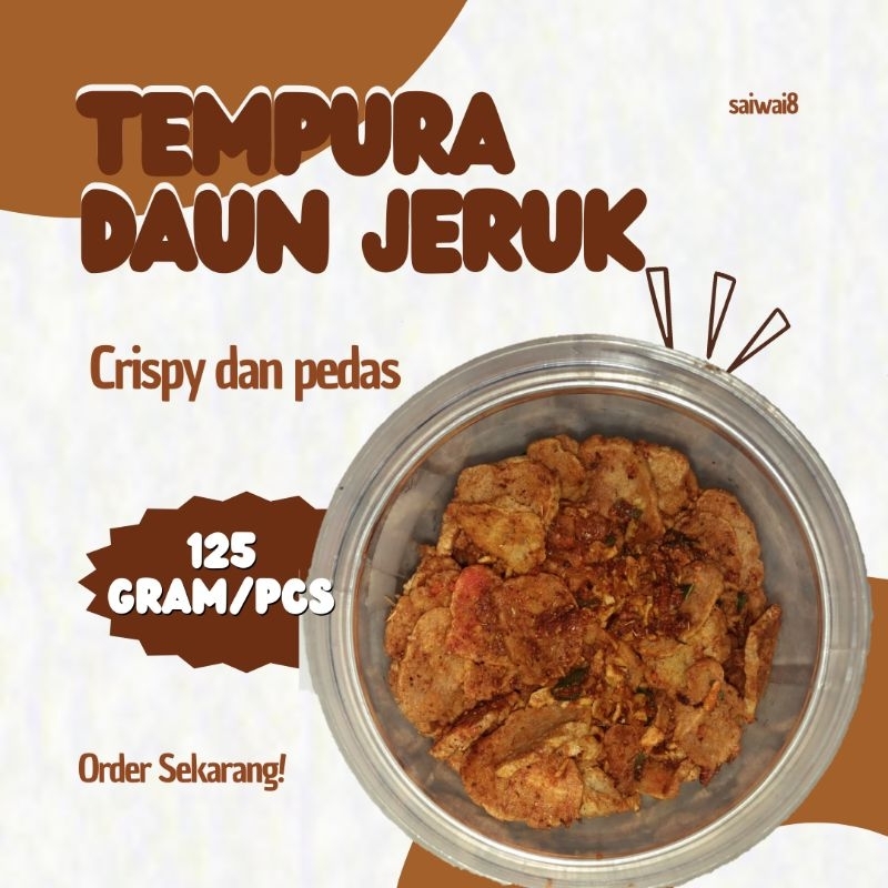 

Tempura crispy daun jeruk