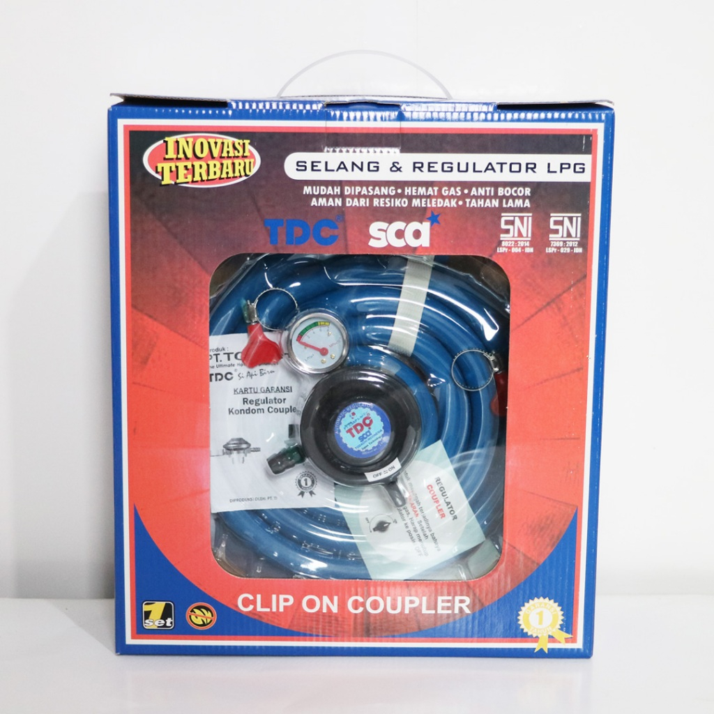 Todachi Regulator Clip On Coupler Selang Set Free Klem 2 pcs