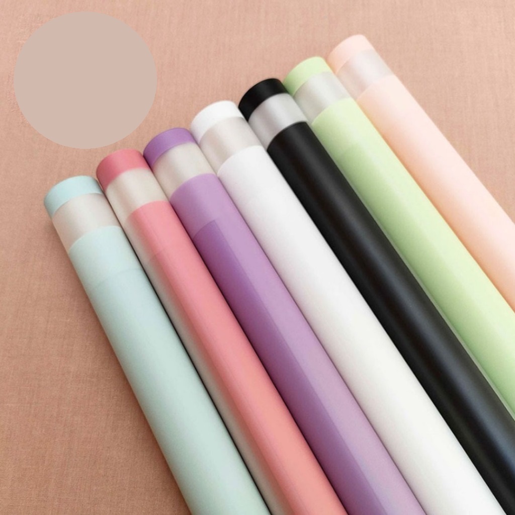 

(1 Lembar) Flower Wraping Cellophane Double List Warna / Kertas Buket Celophane Double List Warna