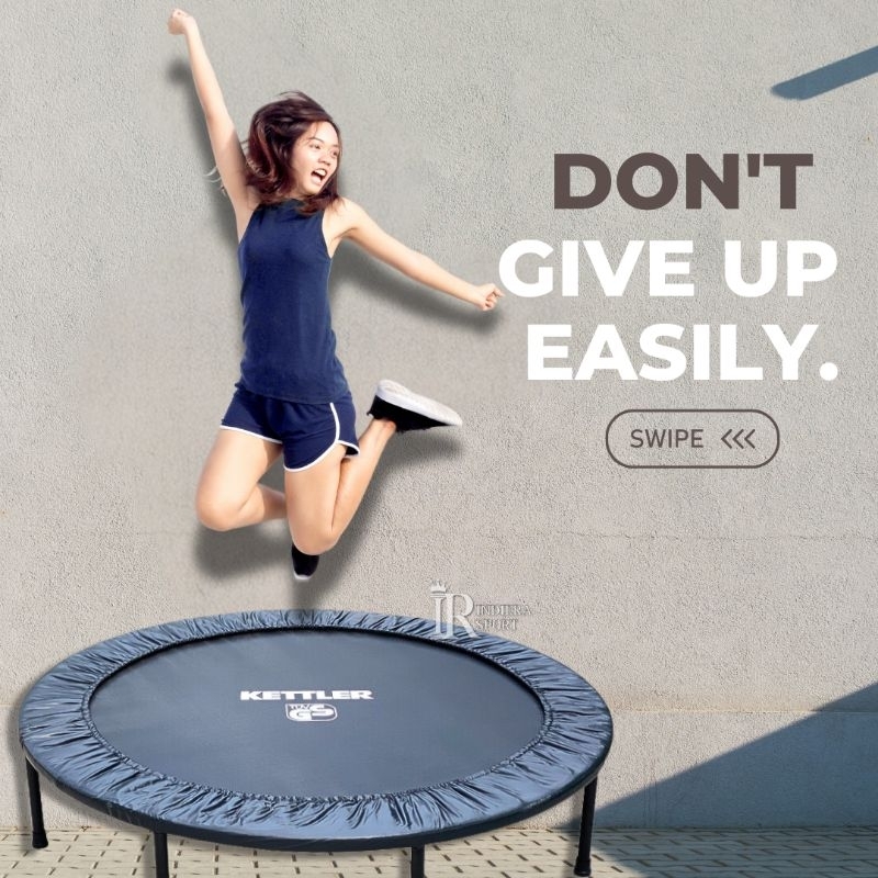 KETTLER TRAMPOLINE 48 INCHI/125cm TRAMPOLINE ALAT LOMPAT ANAK DEWASA