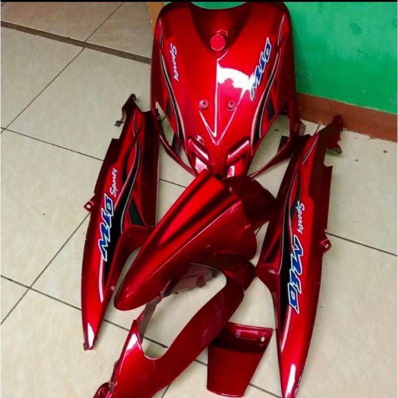 PROMO BODY SET HALUS YAMAHA MIO SPORTY MERAH MAROON
