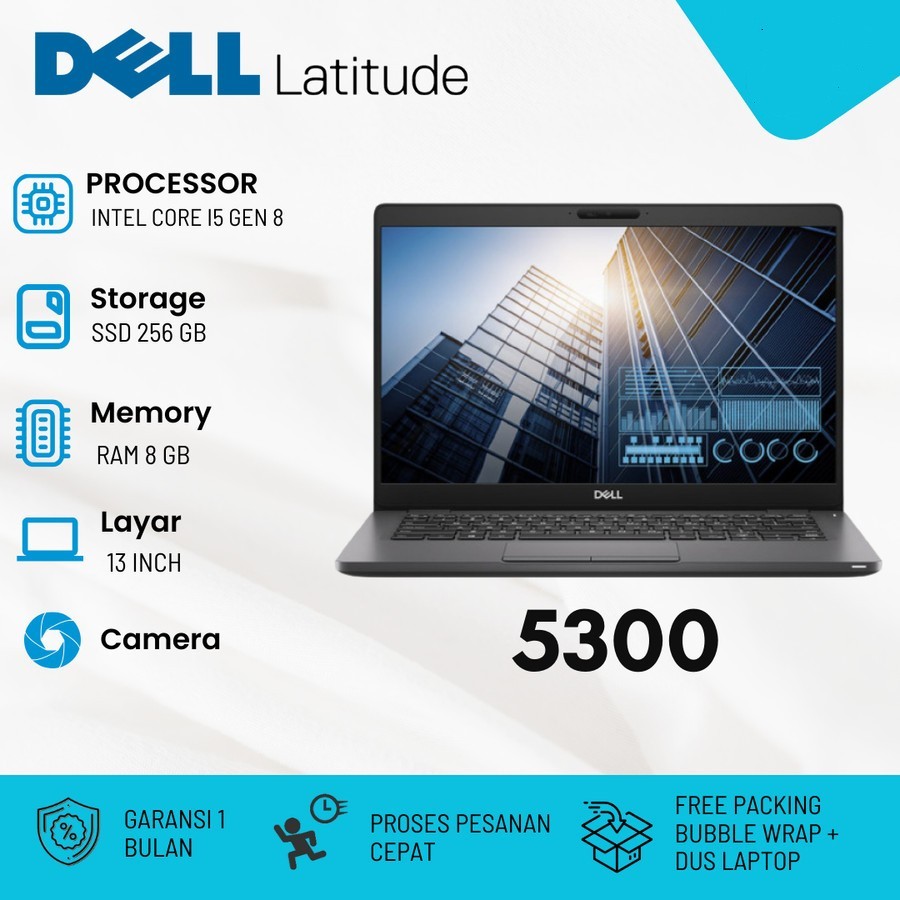 laptop dell latitude 5300 core i5 gen 8