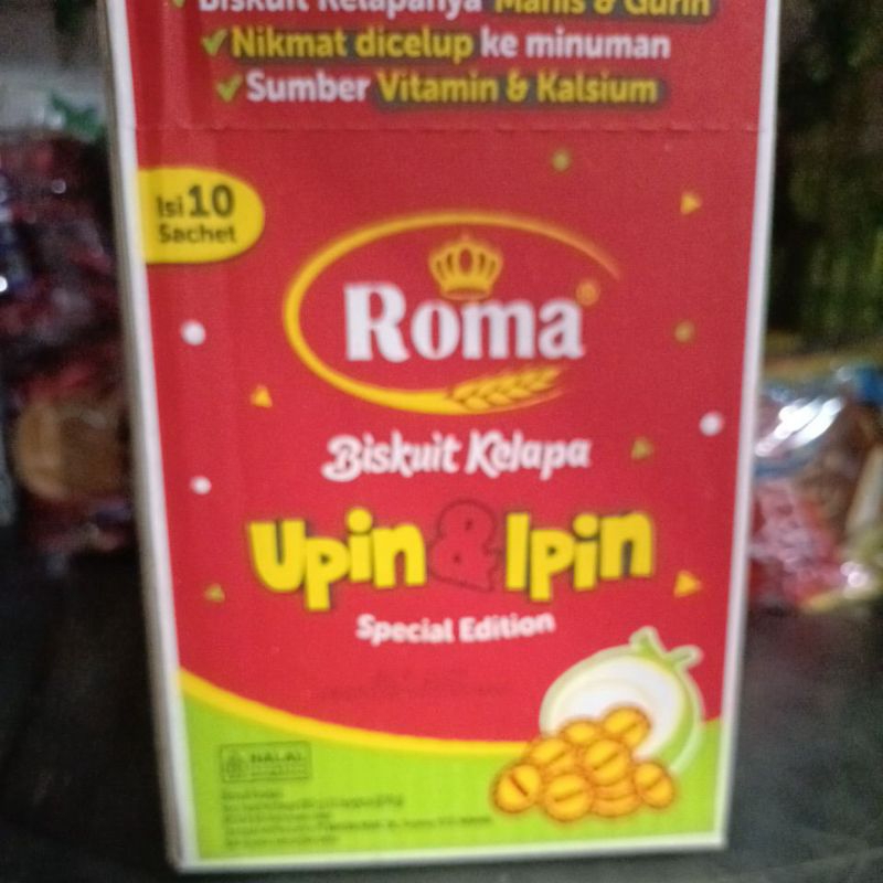 

Renceng Roma Biskuit Kelapa isi 10 pcs(36gr x 10pcs)