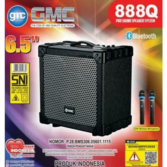 speaker karaoke portable gmc 888Q