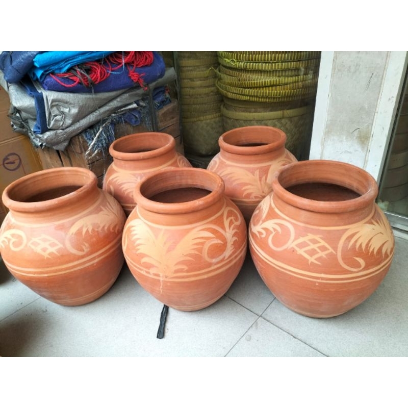 gentong air tanah liat +-25liter
