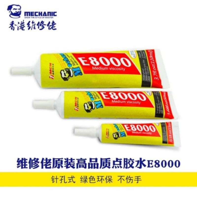 

LEM LCD MECHANIC E8000 PUTIH BENING 110ML/50ML/15ML ORIGINAL