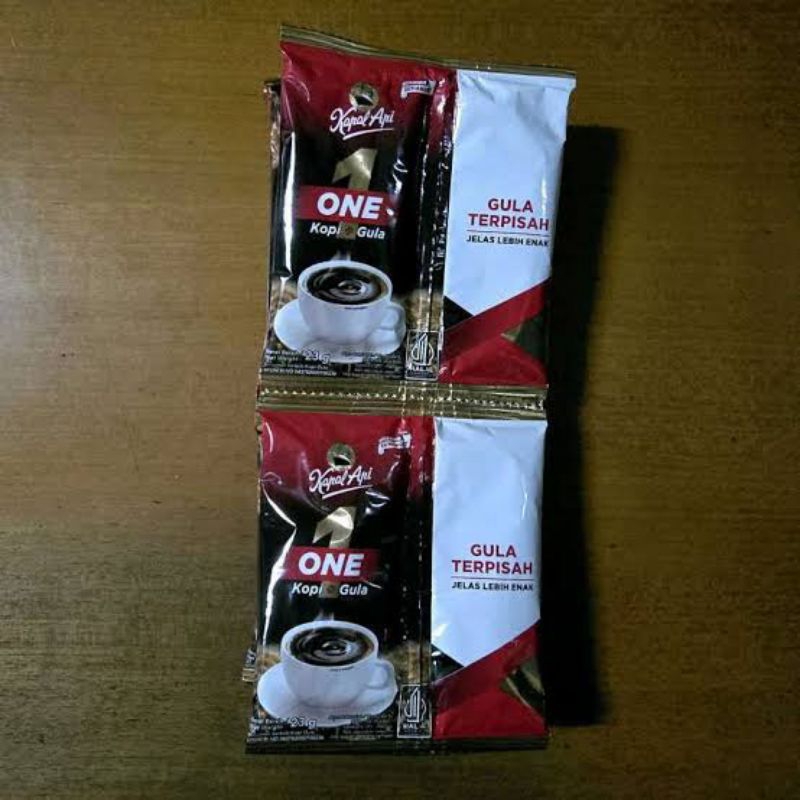 

KAPAL API ONE KOPI DENGAN GULA TERPISAH (10 PCS)