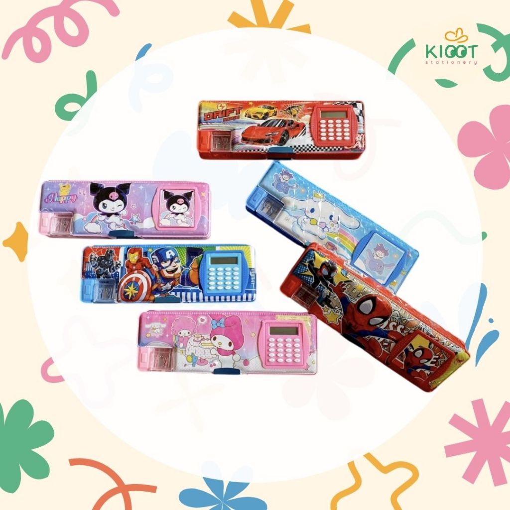 

Kioot - Tempat Pensil Magnet Kotak Pensil Alat Tulis Anak Sekolah Karakter Lucu Warna Sanrio CC-7806