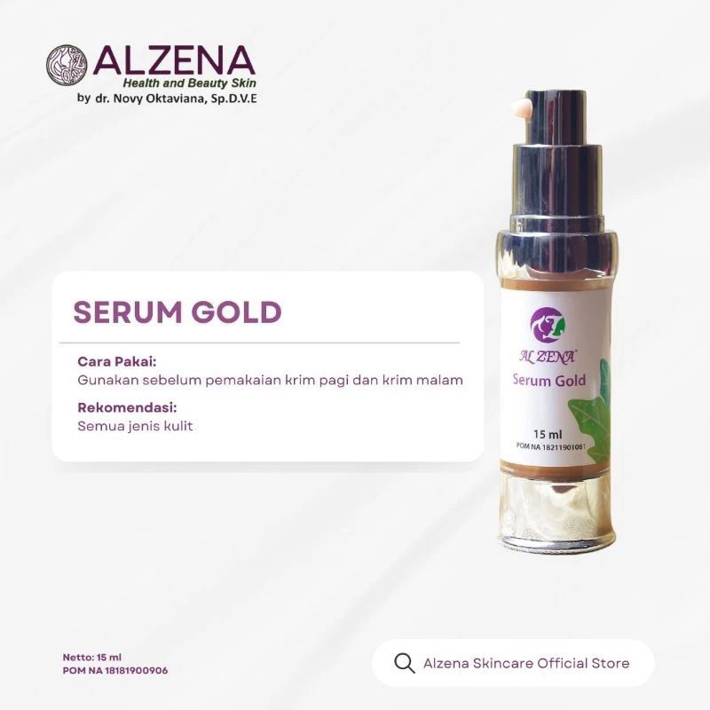 SERUM GOLD ALZENA SKINCARE